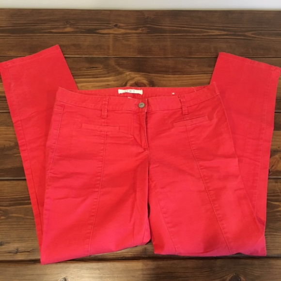 LOFT Pants - Loft Skinny Pants (Size 6, Coral)